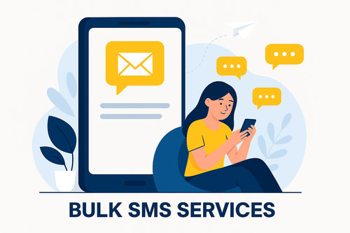Bulk SMS Illustration